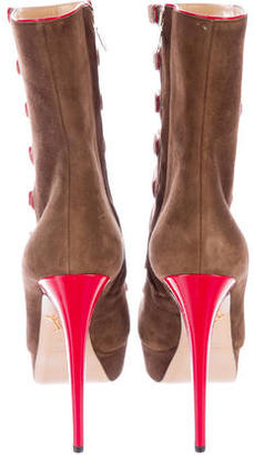 Charlotte Olympia Hermione Platform Ankle Boots