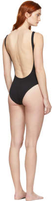 Skin Reversible Black and Taupe The Lana One-Piece Swimsuit