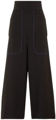 See by Chloe Textured Crepe Culottes