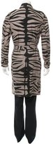 Thumbnail for your product : Burberry Striped Silk Trench Coat w/ Tags