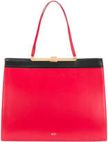 Thumbnail for your product : No.21 contrast lined square-shaped tote bag
