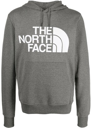 grey hoodie north face