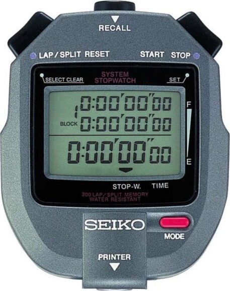 SEIKO 300 Lap Memory Stopwatch Connectable Printer