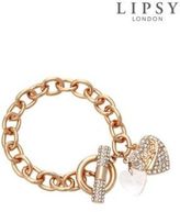 Thumbnail for your product : Lipsy Double Heart T- Bar Bracelet