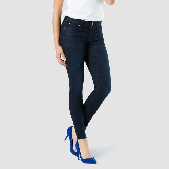 DENIZEN from Levi's DENIZEN® from Levi's® Women's Mid-Rise Skinny Jeans -  Blue Empire 10 - ShopStyle