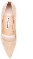 Thumbnail for your product : Manolo Blahnik BB calf suede pumps