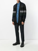 Thumbnail for your product : Roberto Collina striped V-neck cardigan