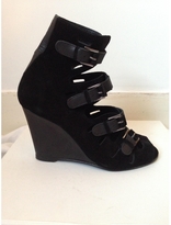 Thumbnail for your product : Surface to Air Black Suede Heels