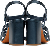 Thumbnail for your product : Maryam Nassir Zadeh Blue Palma Heeled Sandals
