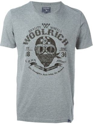 Woolrich round neck printed T-shirt