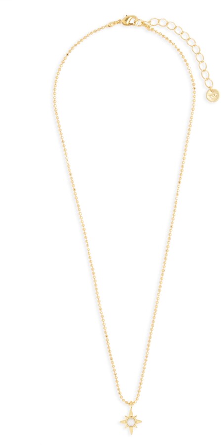 brook & york Alice 14K Gold Plated Imitation Pearl Pendant Necklace