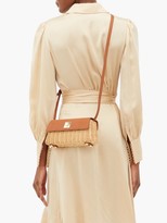 Thumbnail for your product : Sparrows Weave - The Clutch Wicker And Leather Cross-body Bag - Tan