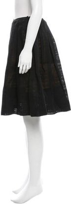 Paul Smith Textured A-Line Skirt