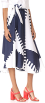 Thumbnail for your product : Milly Spinnaker Print Peyton Midi Skirt