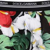 Thumbnail for your product : Dolce & Gabbana LOGO BAND PRINTED COTTON BOXER BRIEFS