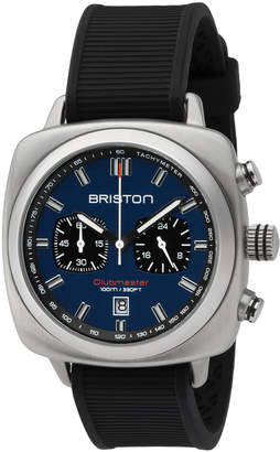 Briston Clubmaster Sport Chronograph Watch, Black/Navy