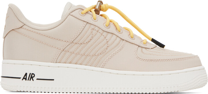 Nike Beige Air Force 1 LV8 Sneakers - ShopStyle