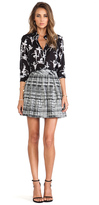 Thumbnail for your product : Alice + Olivia Kayla Box Pleat Skirt