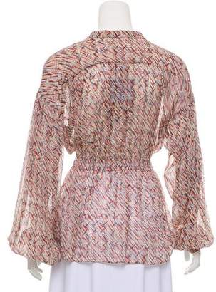 Chanel Silk Printed Top
