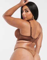 Thumbnail for your product : Fenty by Rihanna Savage x Curvy nude wire-free bra in mahogany
