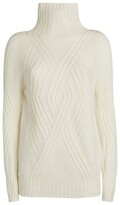 Cashmere Cable-Knit Rollneck Sweater 
