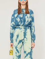 Thumbnail for your product : Off-White Abstract camouflage-print stretch-cotton jersey jumper