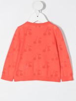 Thumbnail for your product : Bonpoint Open Cherry Knit Cardigan