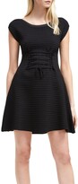 Thumbnail for your product : French Connection Crepe Lace Up Dress, Black