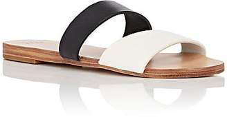Feit Women's Asymmetric Leather Sandals - Black