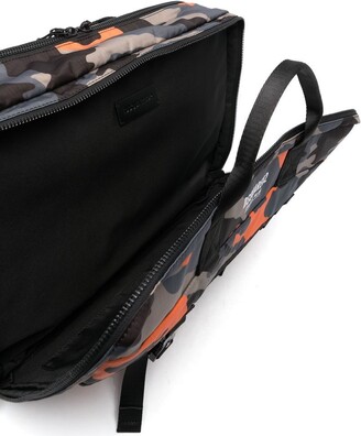 DSQUARED2 Camouflage Top-Handle Laptop Bag
