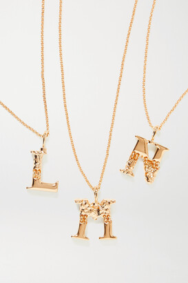 Chloé Alphabet Gold-tone Necklace - A - ShopStyle