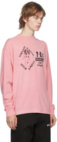 Thumbnail for your product : Palm Angels Pink GD Exotic Long Sleeve T-Shirt