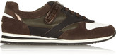 Thumbnail for your product : MICHAEL Michael Kors Alexandra suede and leather sneakers