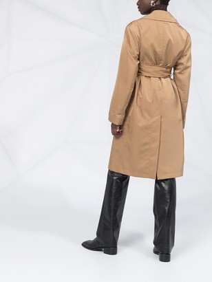 MM6 MAISON MARGIELA Double-Breasted Belted Trench Coat