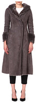 Thumbnail for your product : Armani Collezioni Shearling hooded coat