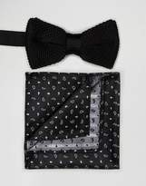Thumbnail for your product : Peter Werth Bow Tie And Pocket Square Set