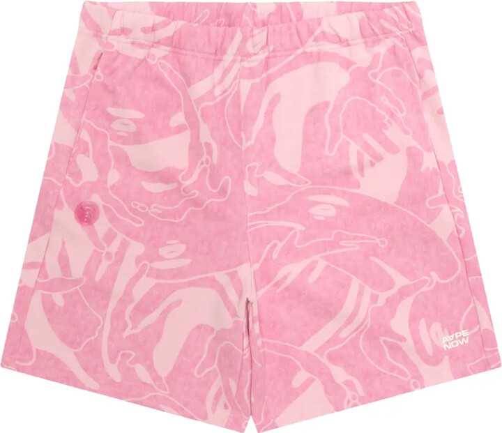 AAPE BY *A BATHING APE® Logo Print Shorts