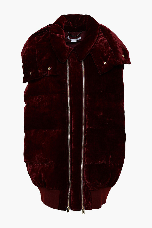 velour vest