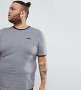 Thumbnail for your product : Fila Vintage Ringer T-Shirt With Small Logo In Gray