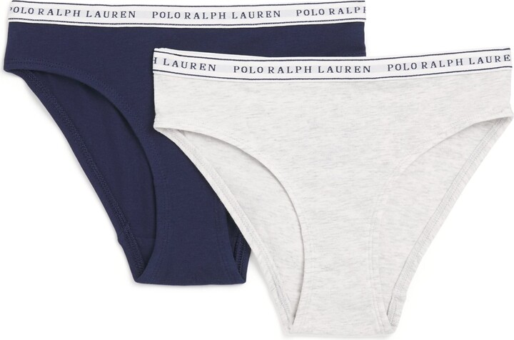 Ralph Lauren Kids Pack of 2 Stretch-Cotton Briefs