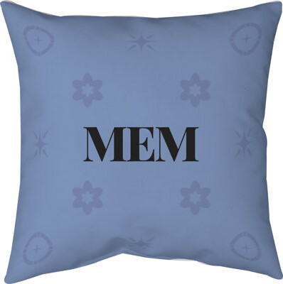 Khieu Memphis Basketball Colors Cotton Twill Pillow
