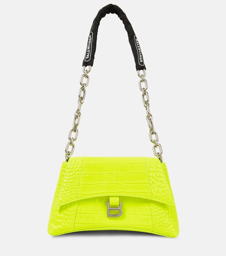 Balenciaga Downtown Small leather shoulder bag ShopStyle