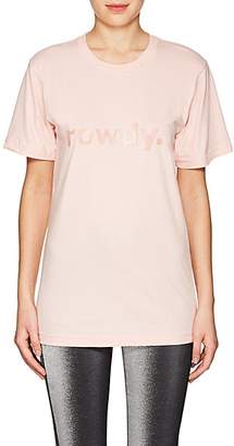 Area Women's "Rowdy" Cotton T-Shirt - Peach