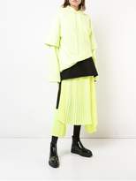 Thumbnail for your product : Juun.J asymmetric pleated skirt