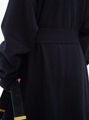 Extreme Cashmere No.105 Big Coat Stretch-cashmere Cardigan - Navy