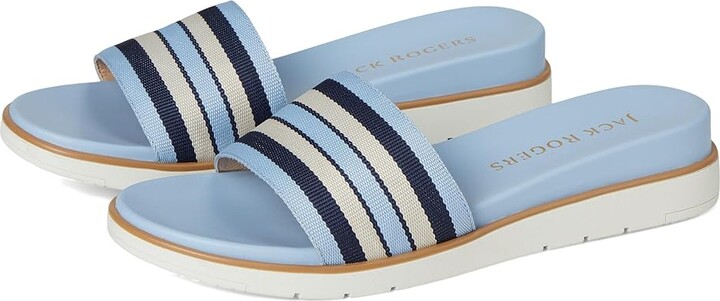 Jack Rogers Bayview Slide Women's Sandals Pink : 6 M, Leather