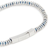 Thumbnail for your product : Tateossian 'Mini Click' silver disc bead bracelet