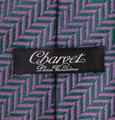 Thumbnail for your product : Charvet Herringbone Silk and Wool-Blend Tie
