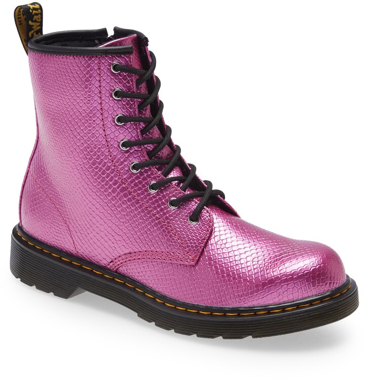 pink infant doc martens