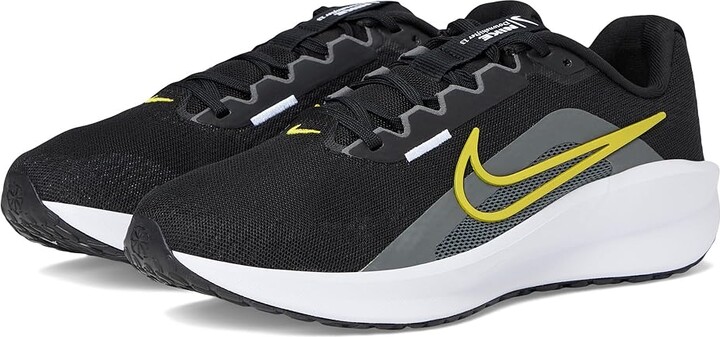 Nike Downshifter 13 Men's Shoes Black/Bright Citron/Iron Grey/White : 8.5 D - Medium, Textile